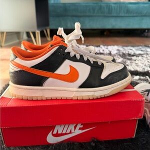Nike Dunk Low - Black, White, and Orange